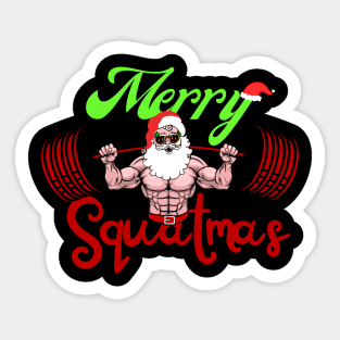 merry squatmas merry christmas Sticker